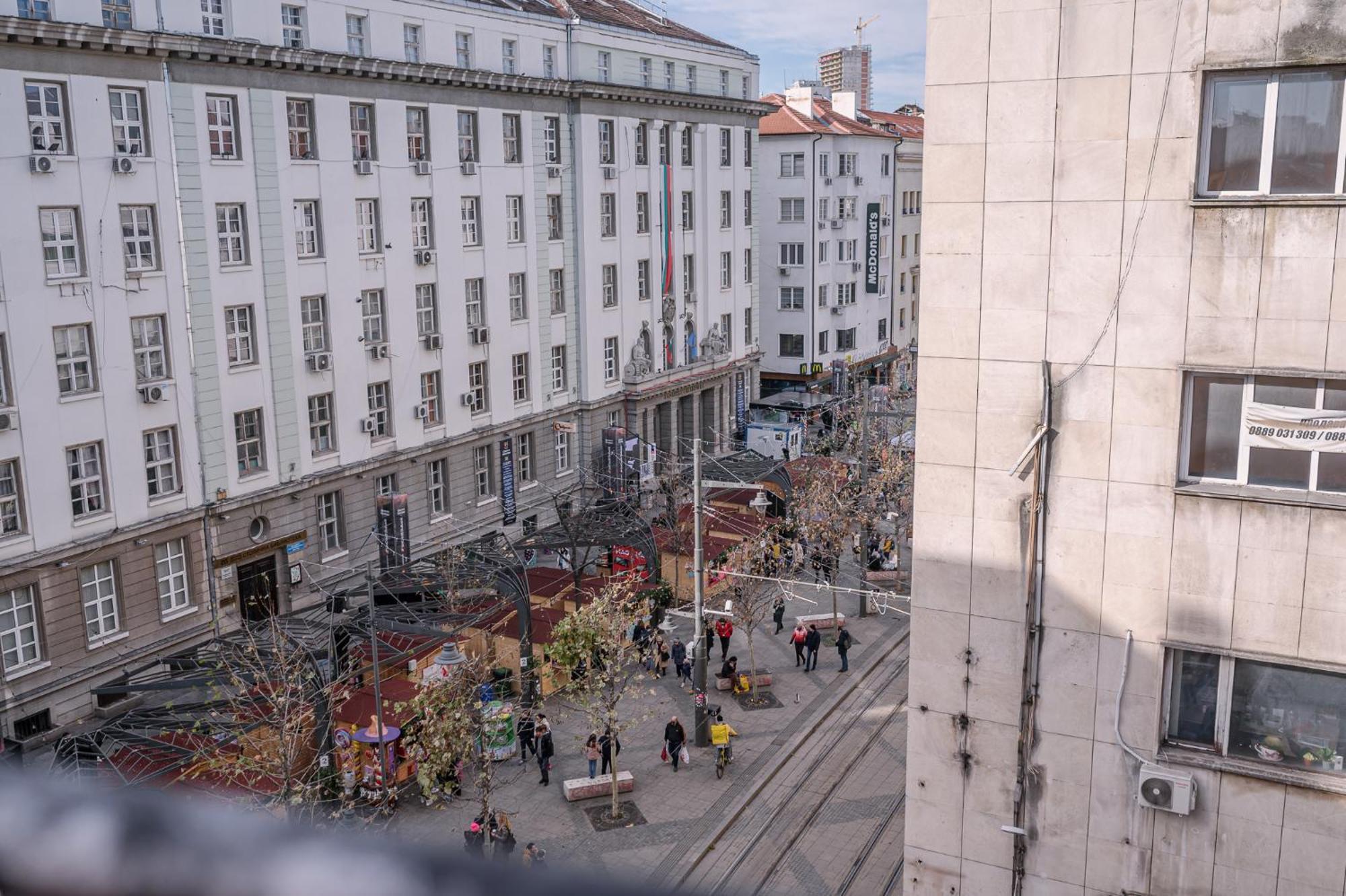 Slaveykov Sqr Urbanlux Topcentre 2Bdr Free Parking Sofia Esterno foto